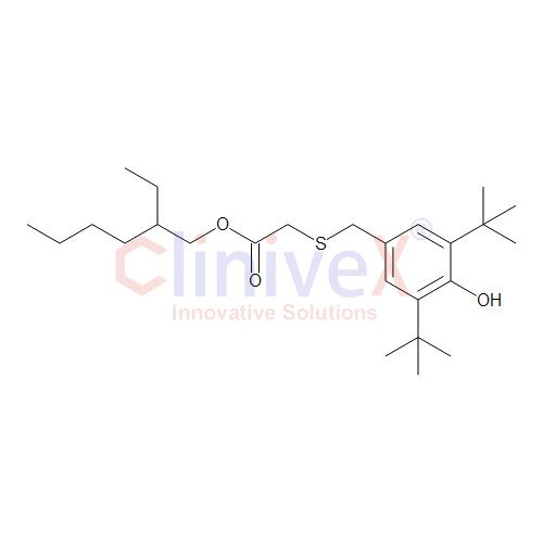 (((3,5-Bis(1,1-dimethylethyl)-4-hydroxyphenyl)methyl)thio)acetic acid 2-ethylhexyl ester