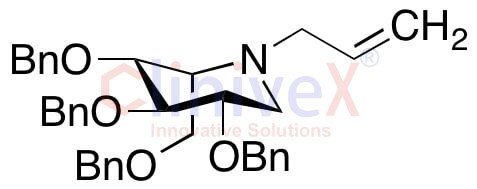 (2S,3R,4R,5S)-3,4,5-Tris(phenylmethoxy)-2-[(phenylmethoxy)methyl]-1-(2-propen-1-yl)-piperidine