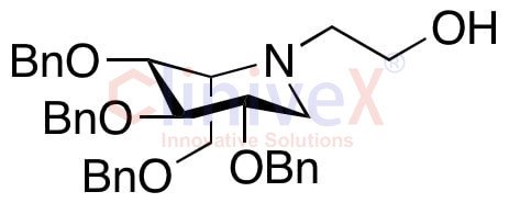 (2S,3R,4R,5S)-3,4,5-Tris(phenylmethoxy)-2-[(phenylmethoxy)methyl]-1-piperidineethanol