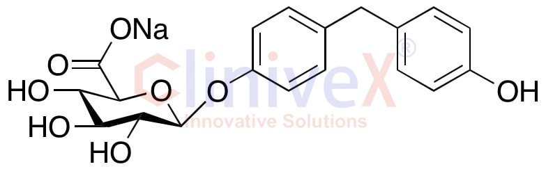 (2S,3S,4S,5R,6S)-3,4,5-Trihydroxy-6-(4-(4-hydroxybenzyl)phenoxy)tetrahydro-2H-pyran-2-carboxylate Sodium Salt