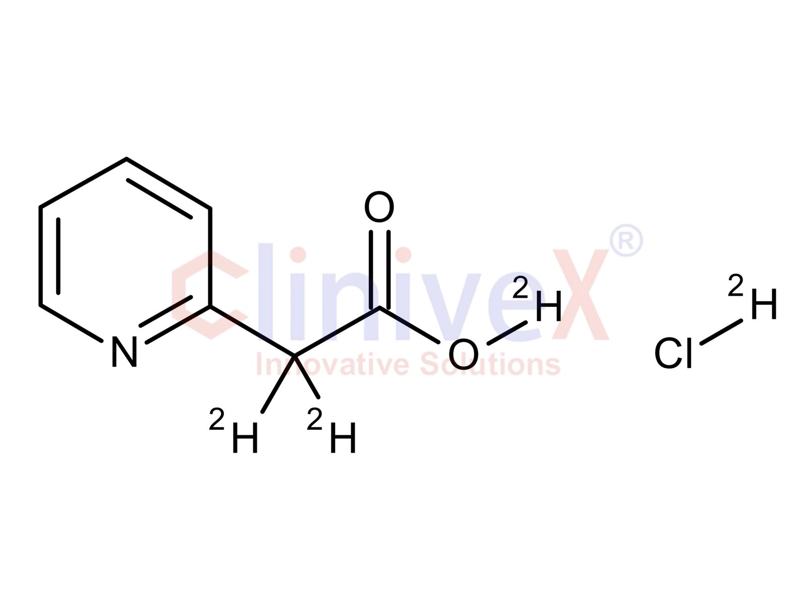 2-Pyridylacetic-alpha,alpha-d2 Acid-OD DCl
