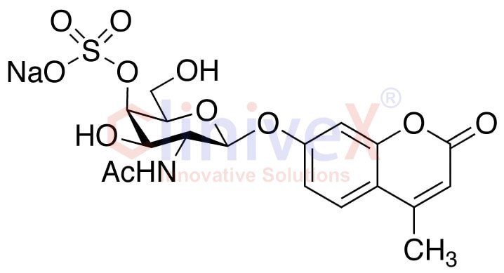 4-Methylumbelliferyl 2-Acetamido-2-deoxy-β-D-galactopyranoside, 4-Sulfate Sodium Salt