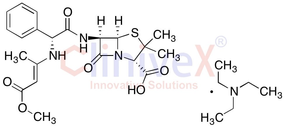 (2S,5R,6R)-6-[[(2R)-[(3-Methoxy-1-methyl-3-oxo-1-propenyl)amino]phenylacetyl]amino]-3,3-dimethyl-7-oxo-4-Thia-1-azabicyclo[3.2.0]heptane-2-carboxylic Acid Triethylamine