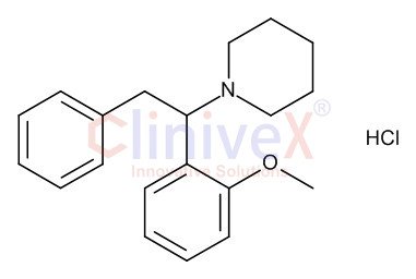Methoxyphenidine Hydrochloride (1-[1-(2-Methoxyphenyl)-2-phenylethyl]piperidine Hydrochloride) 1.0 mg/ml in Methanol (as free base)