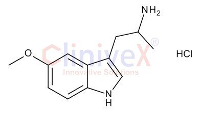 5-Methoxy-alpha-methyltryptamine Hydrochloride (5-MeO-AMT HCl) 1.0 mg/ml in Methanol (as free base)