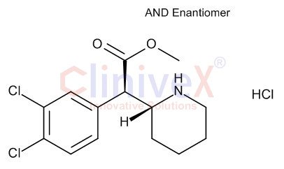 3,4-Dichloromethylphenidate Hydrochloride (3,4-CTMP HCl, Methyl (2RS)-3,4-Dichloro-phenyl[(2RS)-piperidin-2-yl]acetate Hydrochloride)