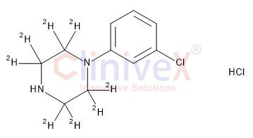 1-(3-Chlorophenyl)-piperazine-D8.HCl, 0.1mg/ml in Methanol (as free base)