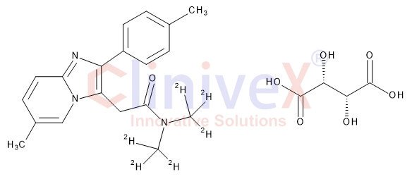 Zolpidem-D6.tartrate, 0.1mg/ml in Methanol (as free base)