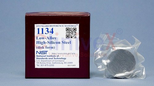 Low Alloy High Silicon Steel (disk form) - NIST SRM 1134