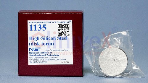 High Silicon Steel (disk form) - NIST SRM 1135