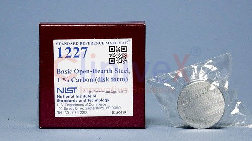 Basic Open-Hearth Steel, 1 % Carbon (disk form)- NIST SRM 1227