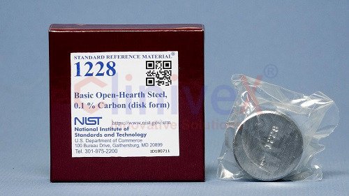 Basic Open-Hearth Steel, 0.1 % Carbon (disk form)- NIST SRM 1228