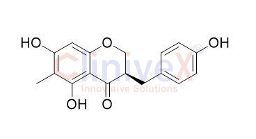 (3R)-5,7-Dihydroxy-6-methyl-3-(4'-hydroxybenzyl)chroman-4-one