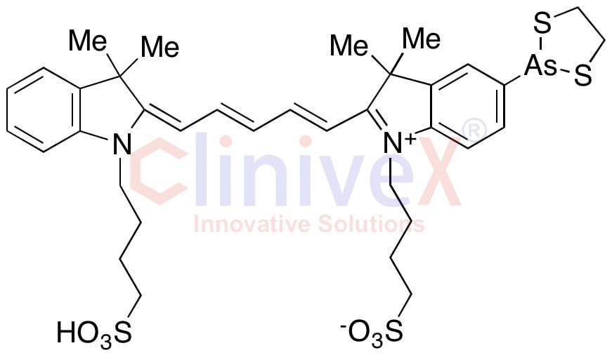 5-Mono(dithiarsolanyl)-bis)sulfobutyl) Cyanine 5