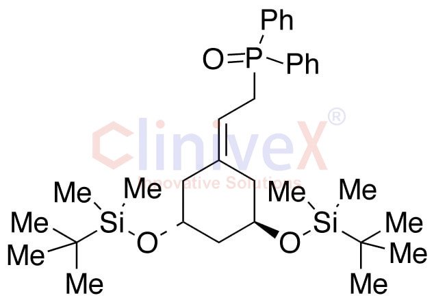 (3R-trans)-[2-[3,5-Bis[[(1,1-dimethylethyl)dimethylsilyl]oxy]cyclohexylidene]ethyl]diphenyl-phosphine Oxide