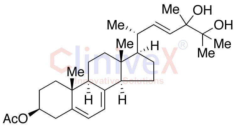 (3β,22E)-Ergosta-5,7,22-triene-3,24,25-triol 3-Acetate