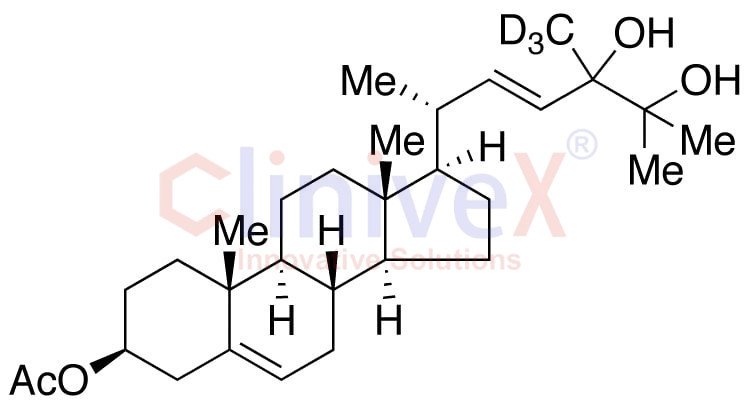 (3β,22E,24ξ)-Ergosta-5,22-diene-3,24,25-triol-d3 3-Acetate