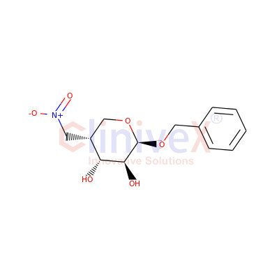 (4R)-Benzyl-4-deoxy-4-C-nitromethyl-β-D-arabinopyranoside