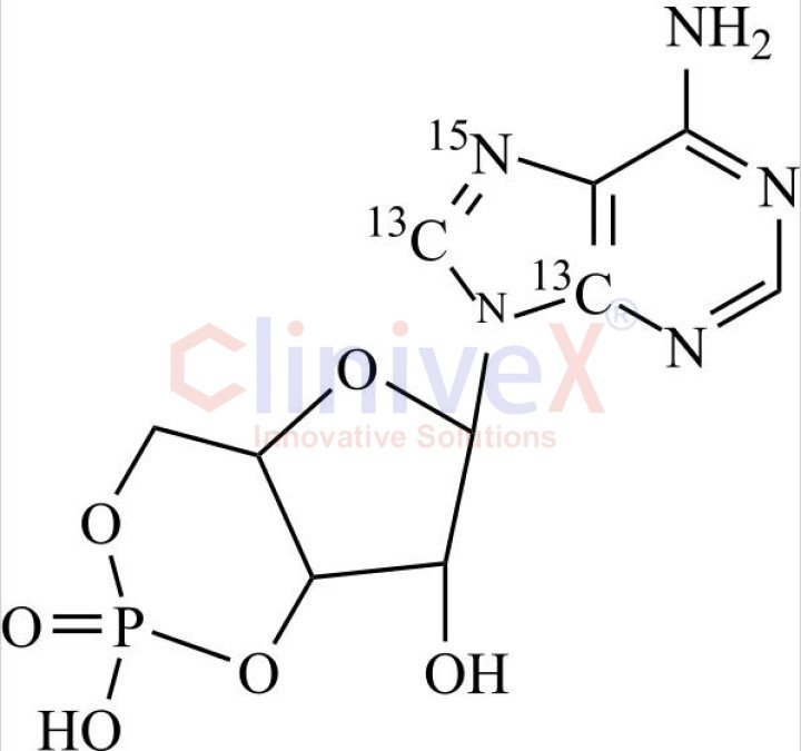Adenosine-3',5'-cyclic Monophosphate-13C2-15N