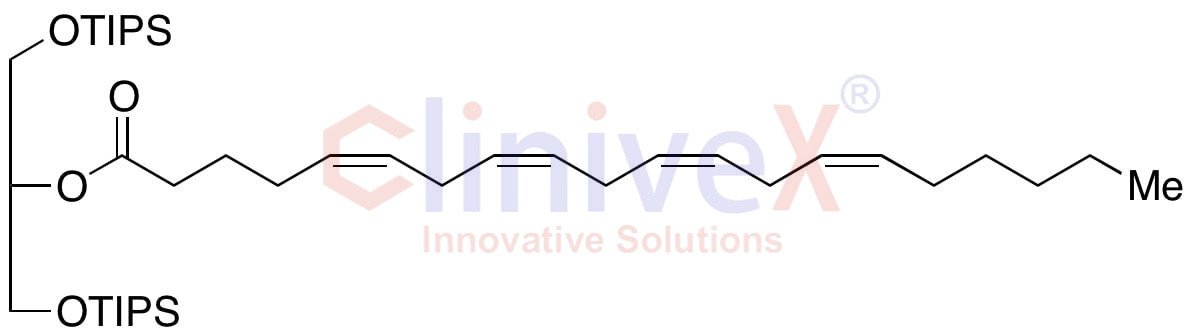 (5Z,8Z,11Z,14Z)-2-[[Tris(1-methylethyl)silyl]oxy]-5,8,11,14-eicosatetraenoic Acid 1-[[[Tris(1-methylethyl)silyl]oxy]methyl]ethyl Ester