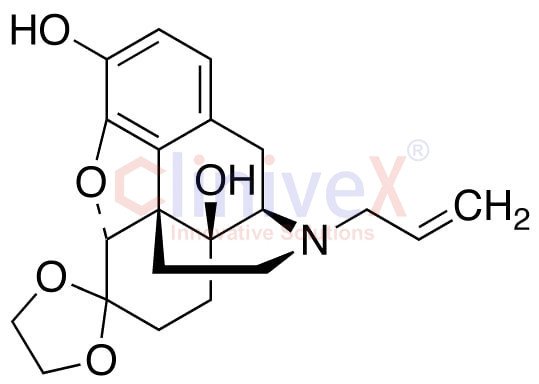 (5α)-4,5-Epoxy-3,14-dihydroxy-17-(2-propenyl)-morphinan-6-one Cyclic 1,2-Ethanediyl Acetal