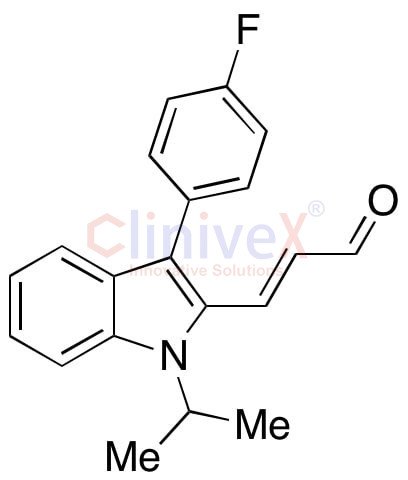 (E)-3-(3-(4-Fluorophenyl)-1-isopropyl-1H-indol-2-yl)acrylaldehyde