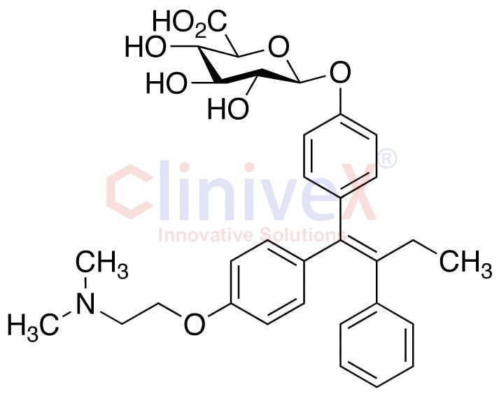 (E)-4-Hydroxy Tamoxifen O-β-D-Glucuronide