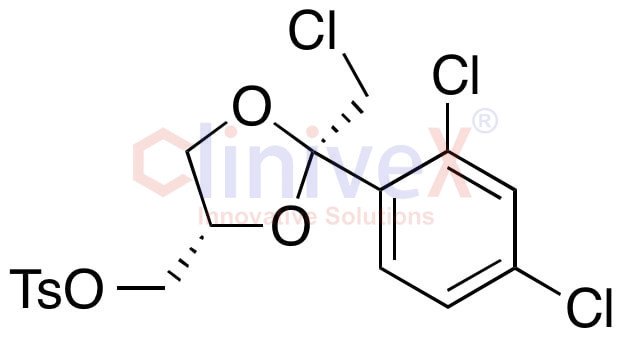 ((2S,4S)-2-(Chloromethyl)-2-(2,4-dichlorophenyl)-1,3-dioxolan-4-yl)methyl 4-Methylbenzenesulfonate