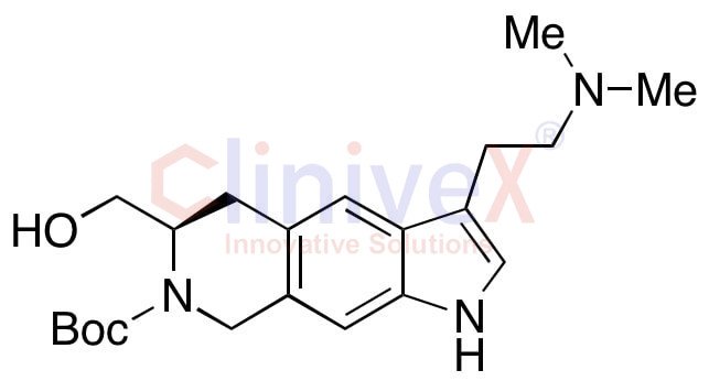 (R)-3-(2-(Dimethylamino)ethyl)-6-(hydroxymethyl)-5,6-dihydro-1H-pyrrolo[3,2-g]isoquinoline-7(8H)-carboxylic Acid tert-Butyl Ester