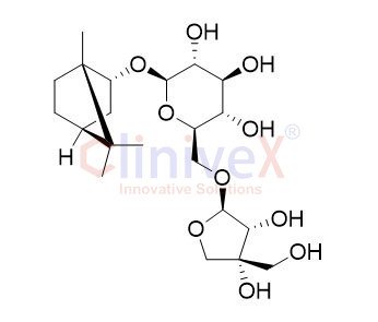 Borneol 7-O-[beta-D-apiofuranosyl-(1->6)]-beta-D-glucopyranoside
