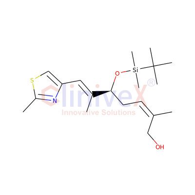 (-)-(2Z,5S,6E)-5-{[tert-Butyl(dimethyl)silyl]oxy}-2,6-dimethyl-7-(2-methyl-1,3-thiazol-4-yl)hepta-2,6-dien-1-ol