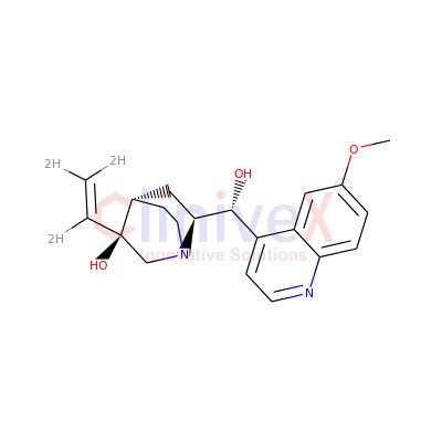 (-)-(3S)-3-Hydroxy Quinine-vinyl-d3