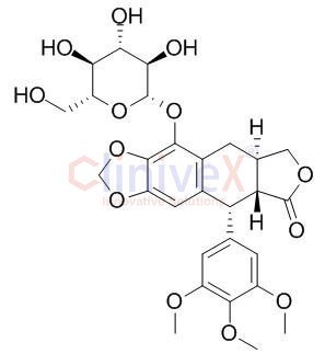 (-)-beta-Peltatin-5-O-beta-D-glucopyranoside