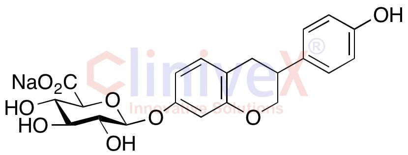 (R,S)-Equol 7-β-D-Glucuronide Sodium Salt
