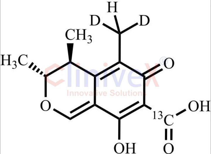 (-)-Citrinin-13C-d2