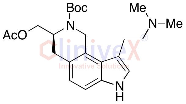 (S)-3-(Acetoxymethyl)-9-(2-(dimethylamino)ethyl)-3,4-dihydro-1H-pyrrolo[2,3-h]isoquinoline-2(7H)-carboxylic Acid tert-Butyl Ester