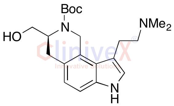 (S)-9-(2-(Dimethylamino)ethyl)-3-(hydroxymethyl)-3,4-dihydro-1H-pyrrolo[2,3-h]isoquinoline-2(7H)-carboxylic Acid tert-Butyl Ester