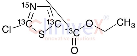 Ethyl 2-Chlorothiazole-5-carboxylate-13C3,15N
