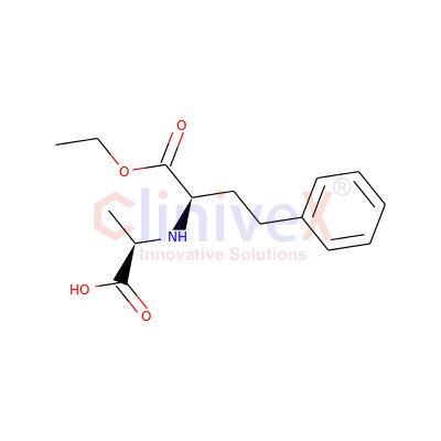 (-)-N-[1-(R)-Ethoxycarbonxyl-3-phenylpropyl)-D-alanine
