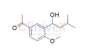 1-(3-(1-Hydroxy-3-methylbutyl)-4-methoxyphenyl)ethan-1-one