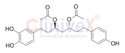 1-(3,4-Dihydroxyphenyl)-7-(4-hydroxyphenyl)heptane-3,5-diyl diacetate